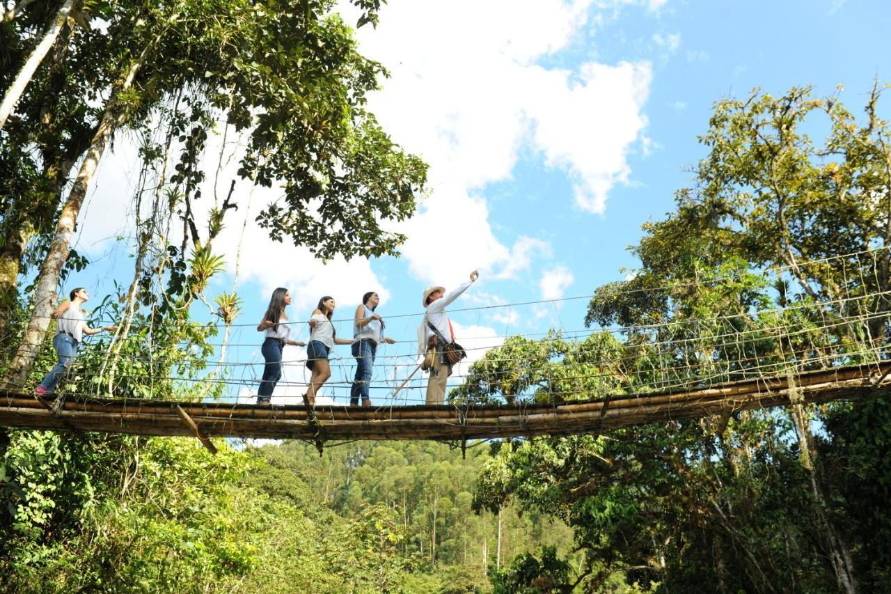 Ferienwohnung Hacienda Charrascal Coffe Farm Manizales Exterior foto