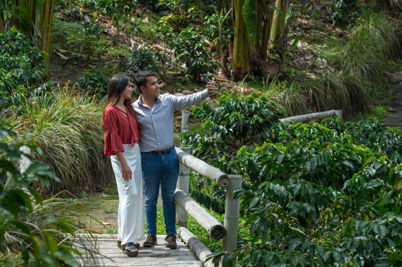 Ferienwohnung Hacienda Charrascal Coffe Farm Manizales Exterior foto