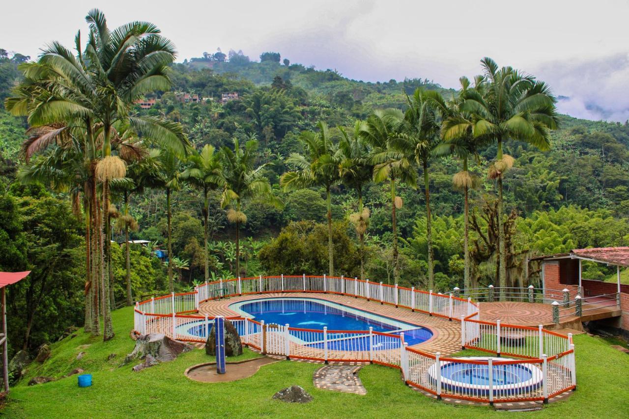 Ferienwohnung Hacienda Charrascal Coffe Farm Manizales Exterior foto