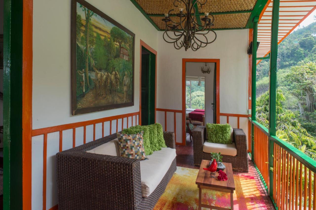 Ferienwohnung Hacienda Charrascal Coffe Farm Manizales Exterior foto
