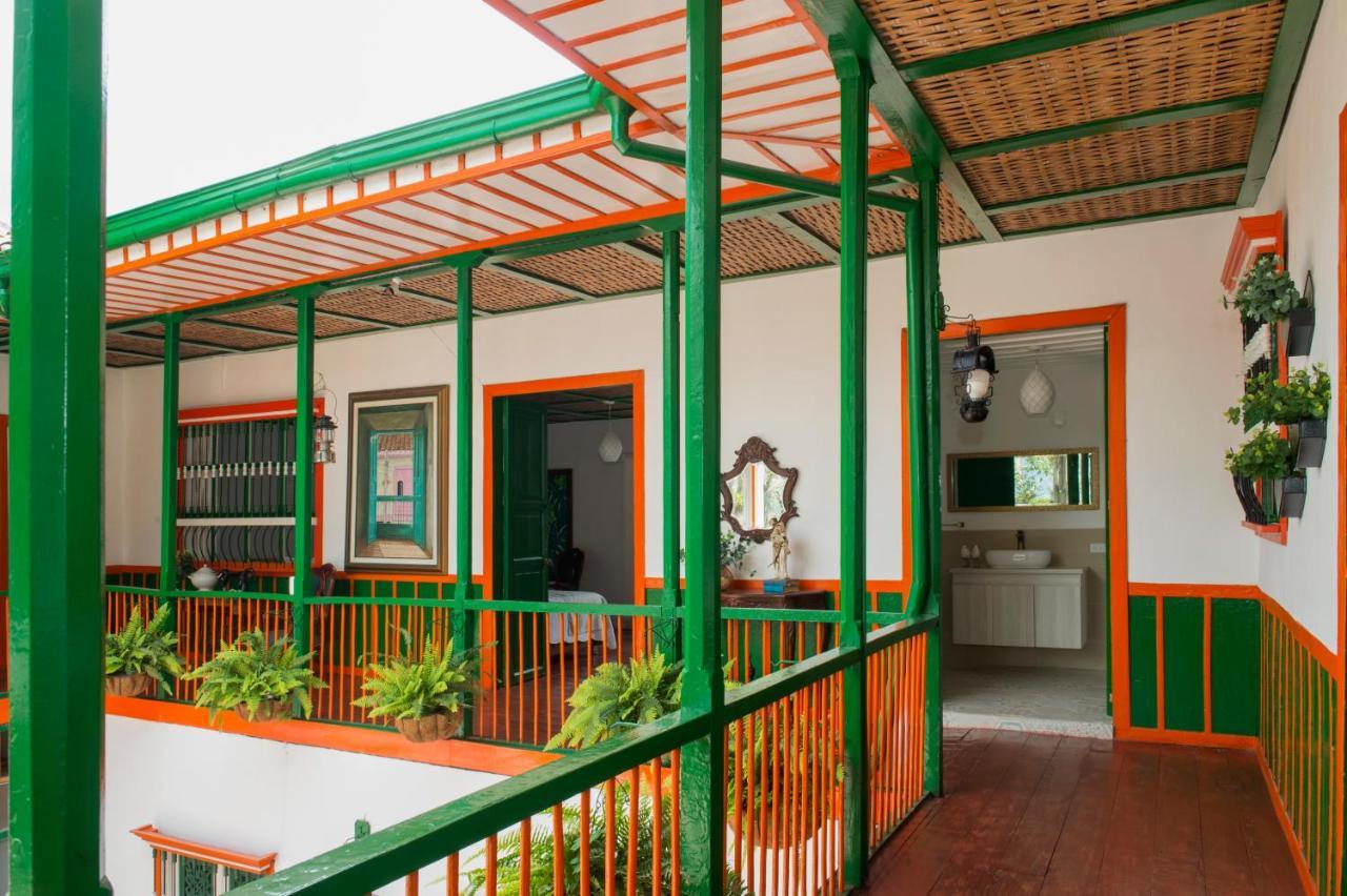 Ferienwohnung Hacienda Charrascal Coffe Farm Manizales Exterior foto