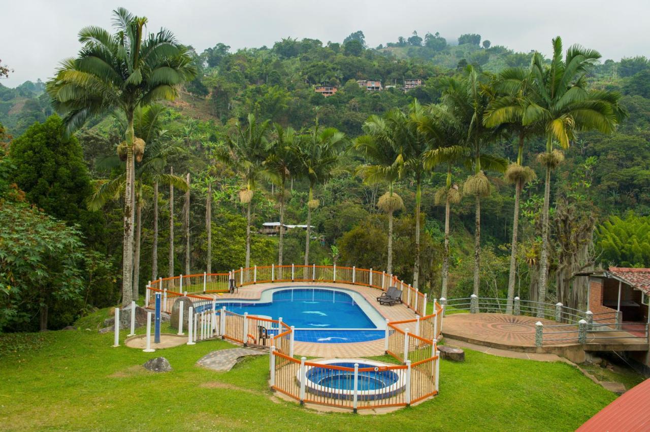 Ferienwohnung Hacienda Charrascal Coffe Farm Manizales Exterior foto